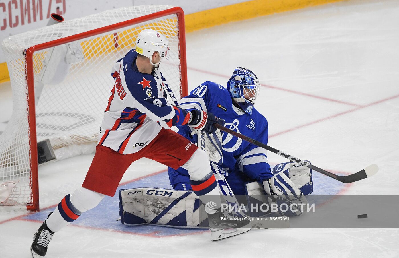 Хоккей. КХЛ. Матч "Динамо" - ЦСКА