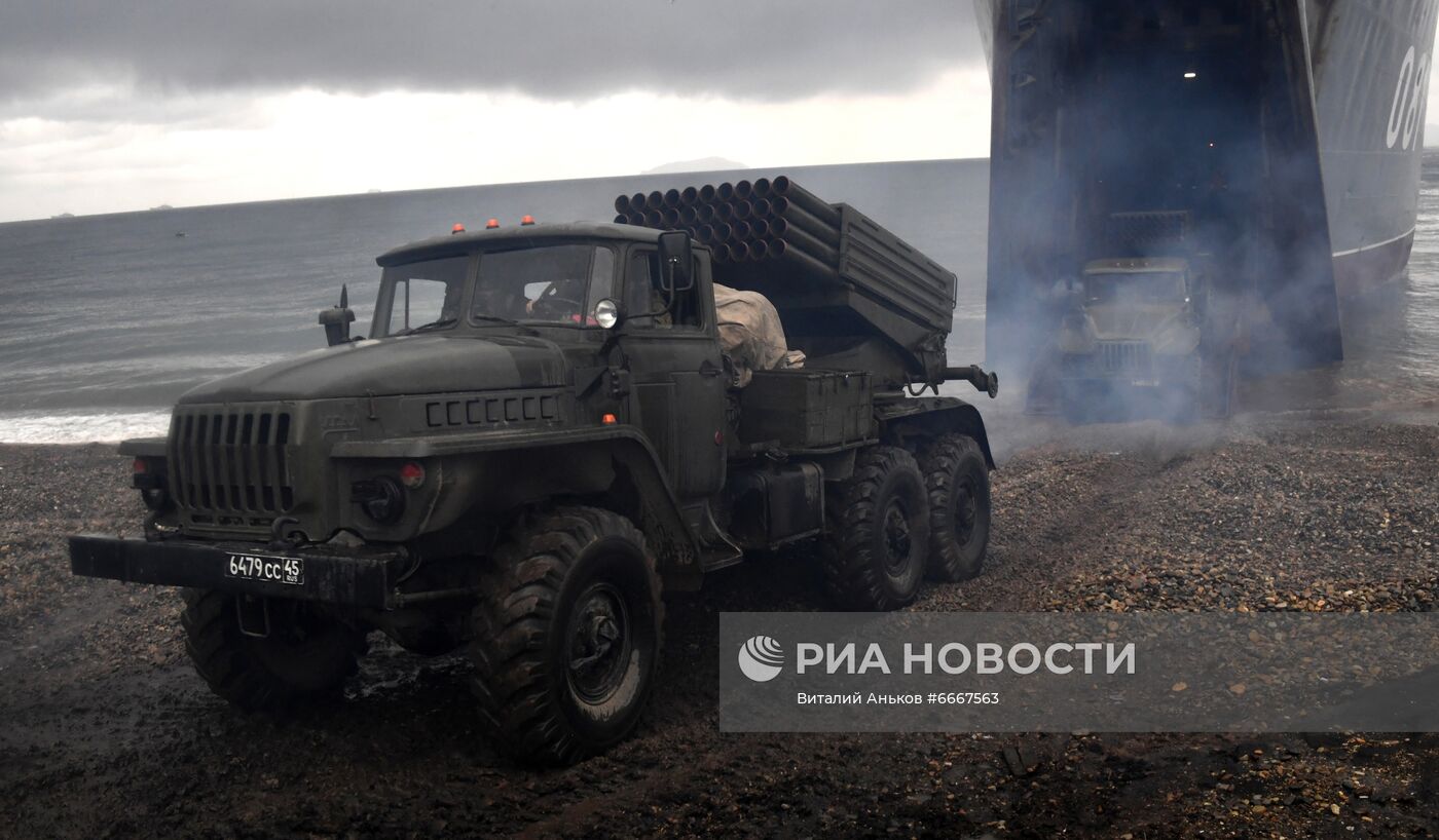 Учения Тихоокеанского флота в Приморье. День второй