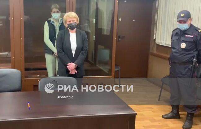 Избрание меры пресечения М. Раковой в Тверском суде