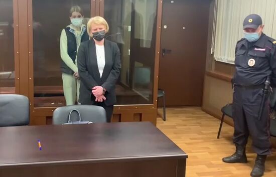 Избрание меры пресечения М. Раковой в Тверском суде
