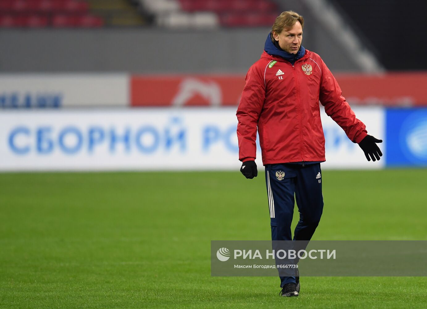 Футбол. Тренировка сборной России