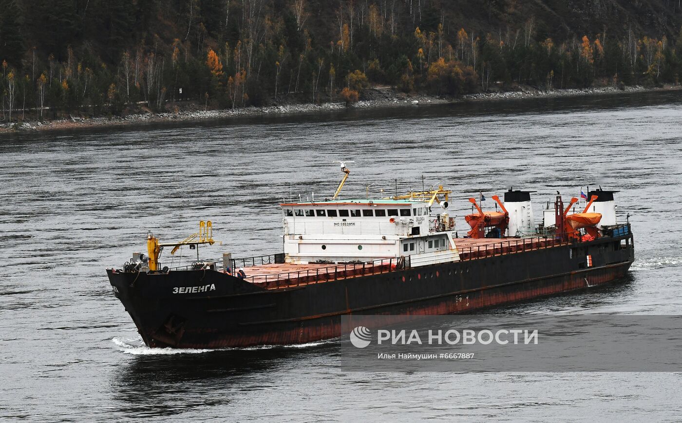 Прибытие новых колес на Красноярскую ГЭС