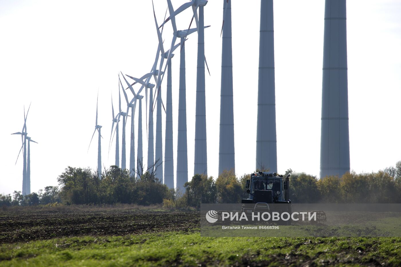 Ветрогенераторы Адыгейской ВЭС 