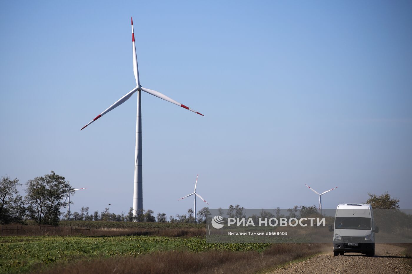 Ветрогенераторы Адыгейской ВЭС 