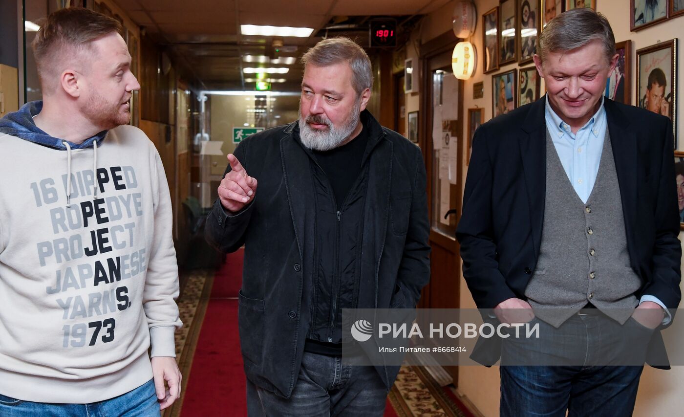 Российский журналист Д. Муратов стал лауреатом Нобелевской премии мира