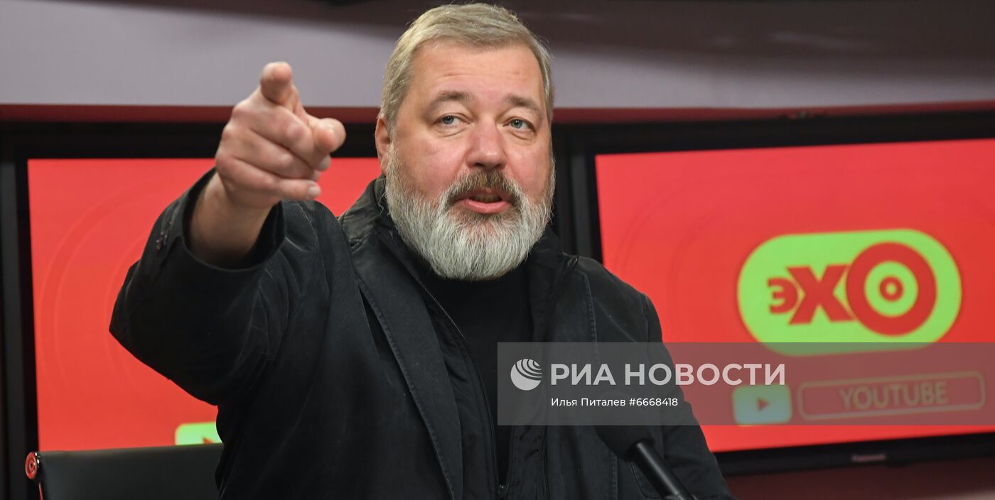 Российский журналист Д. Муратов стал лауреатом Нобелевской премии мира