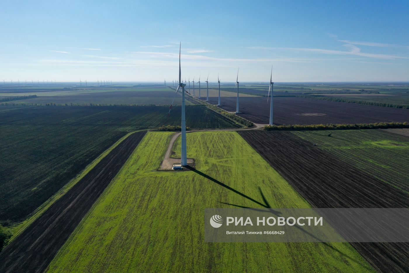 Ветрогенераторы Адыгейской ВЭС 