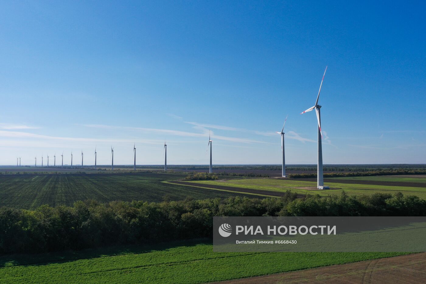 Ветрогенераторы Адыгейской ВЭС 