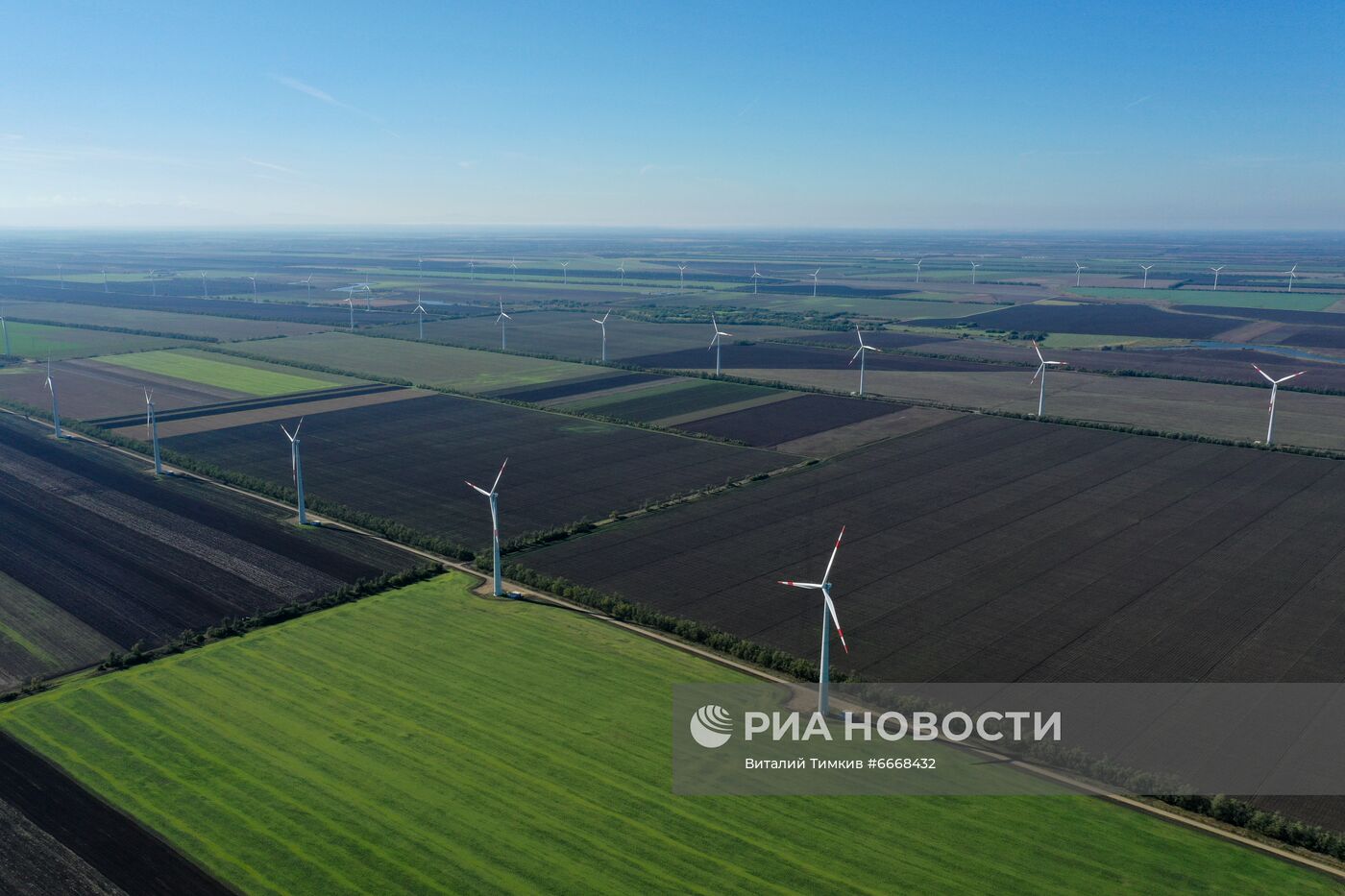 Ветрогенераторы Адыгейской ВЭС 