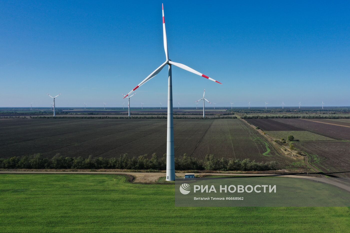 Ветрогенераторы Адыгейской ВЭС 