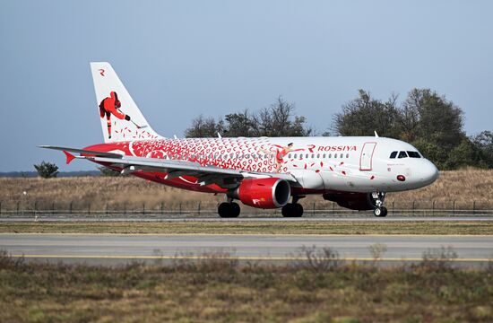 Работа аэропорта Платов в Ростове-на-Дону