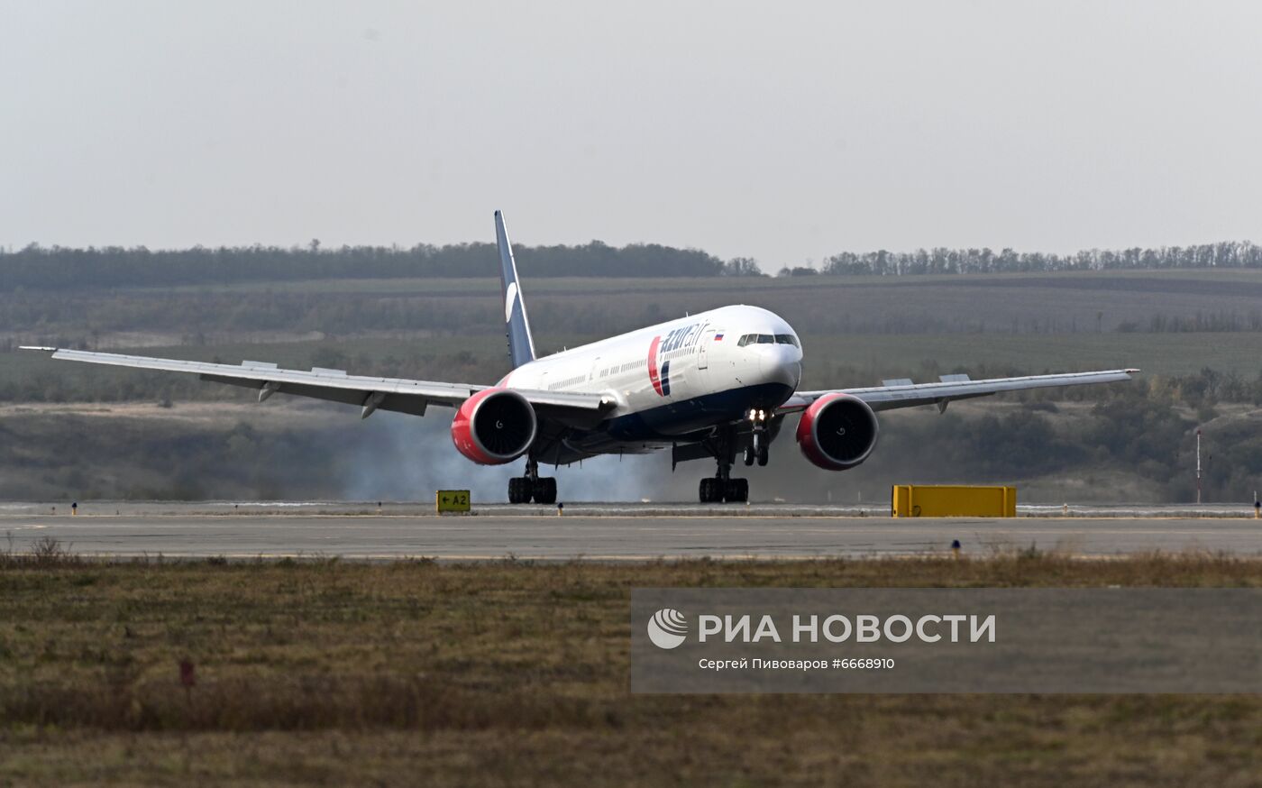 Работа аэропорта Платов в Ростове-на-Дону
