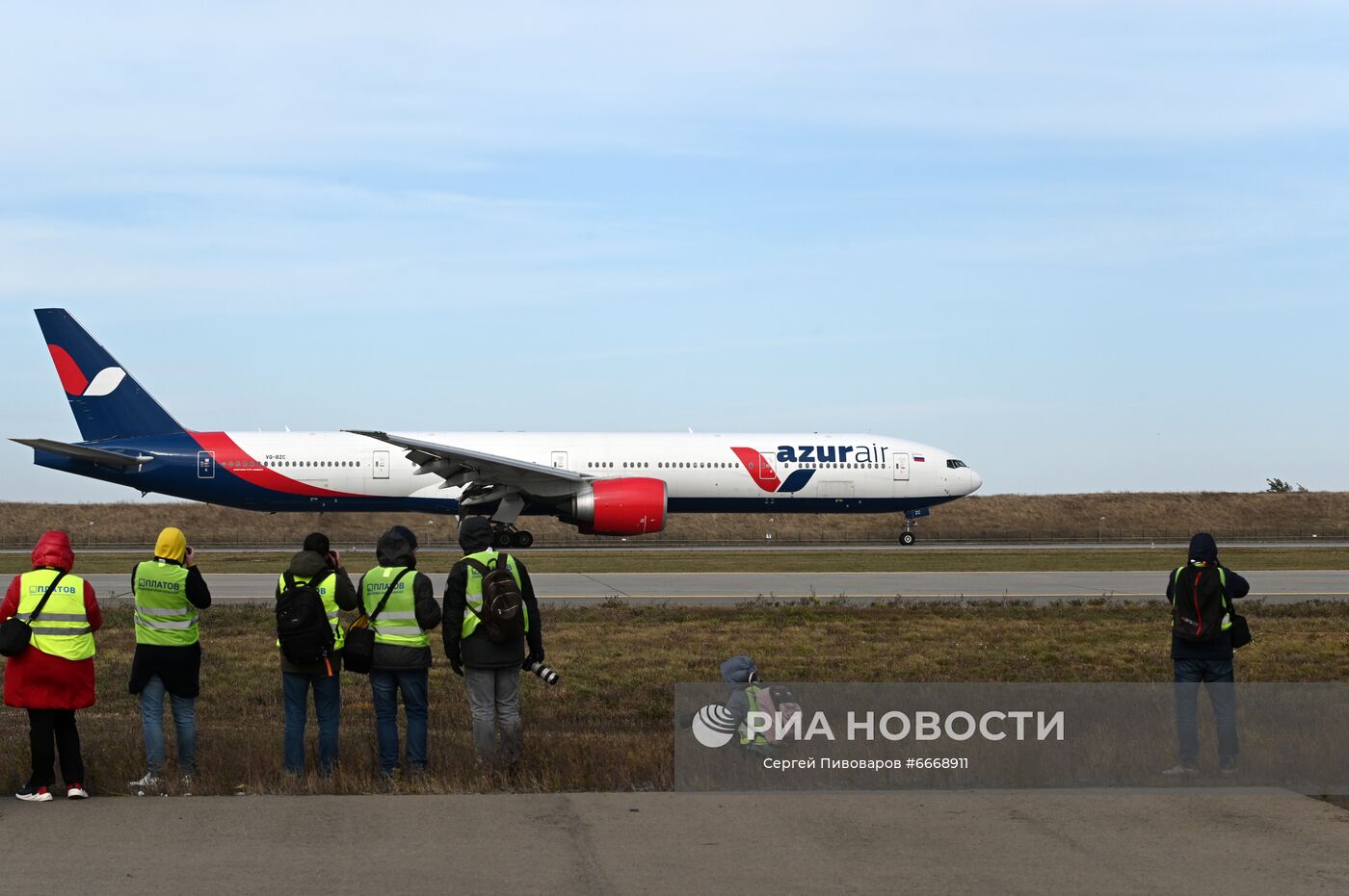 Работа аэропорта Платов в Ростове-на-Дону