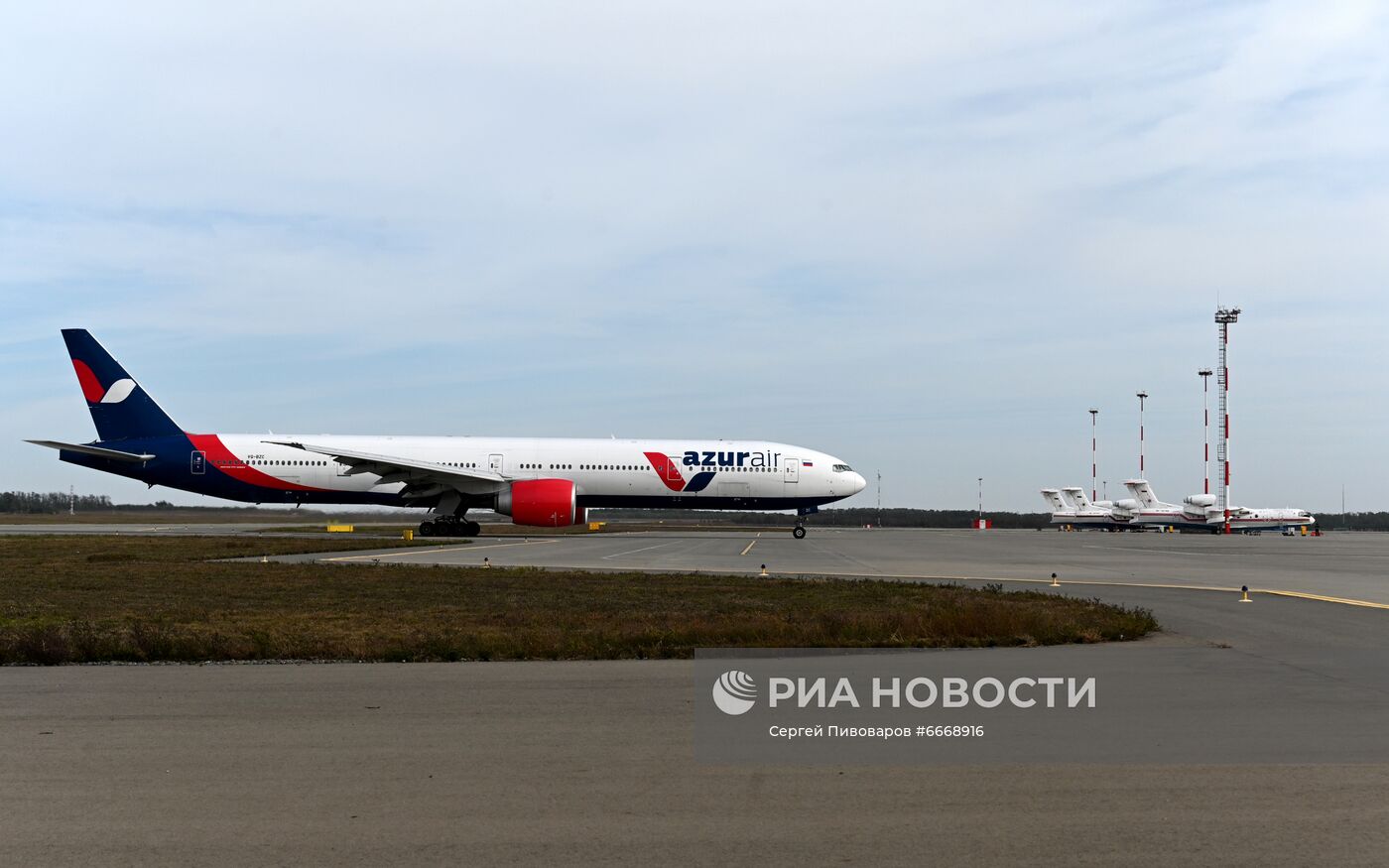 Работа аэропорта Платов в Ростове-на-Дону