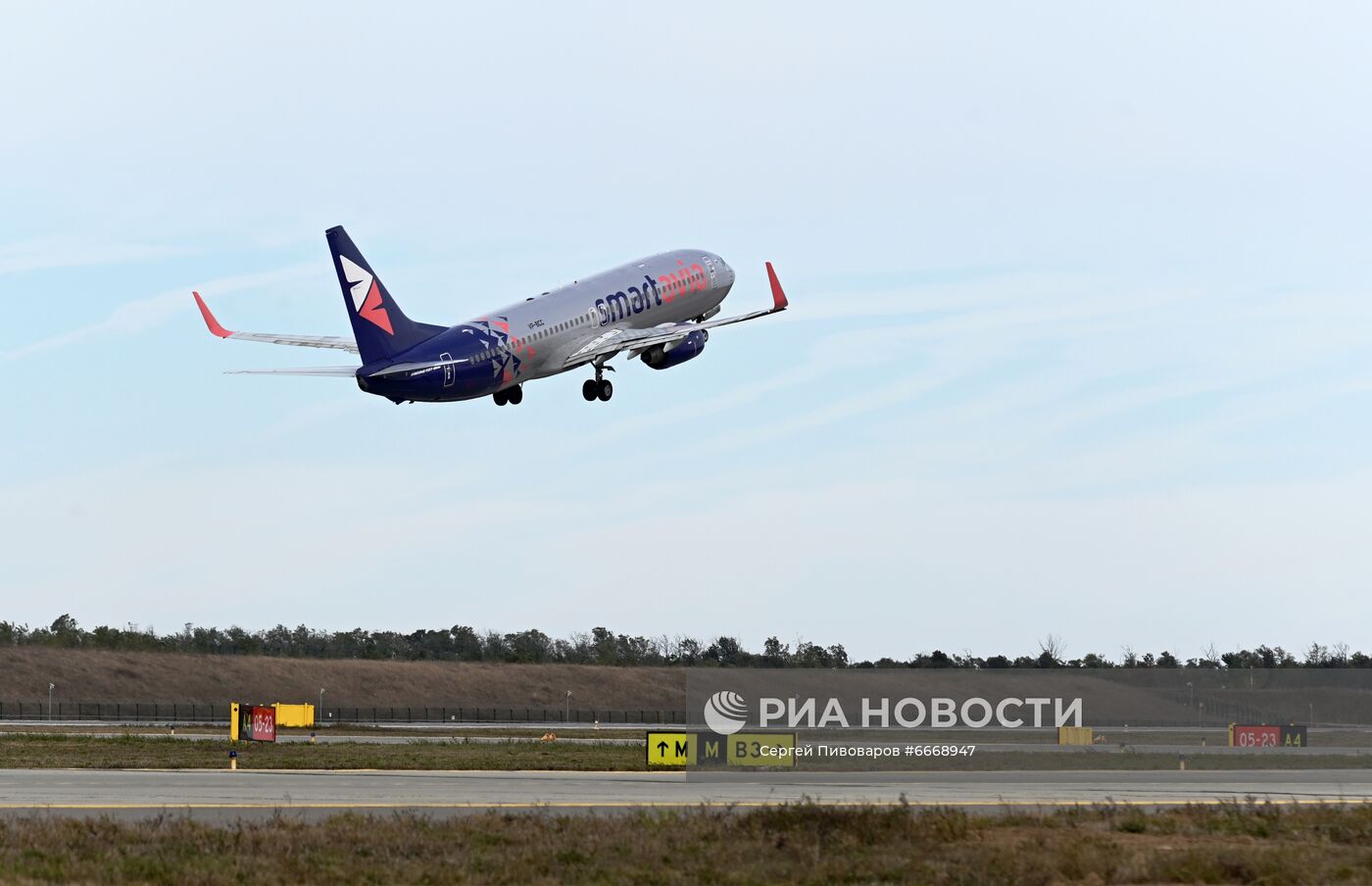Работа аэропорта Платов в Ростове-на-Дону