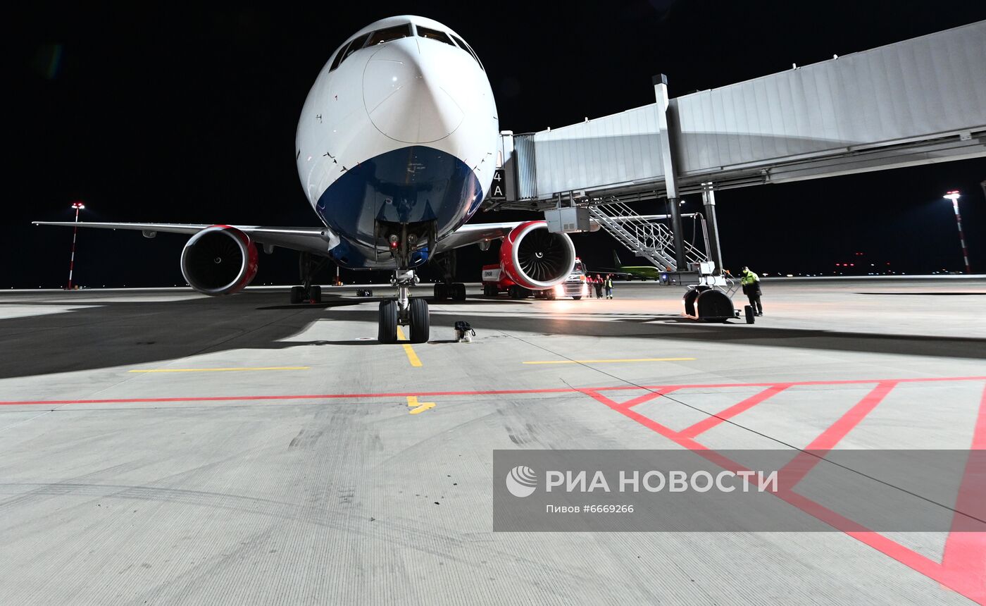 Работа аэропорта Платов в Ростове-на-Дону