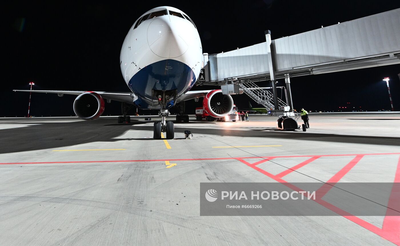 Работа аэропорта Платов в Ростове-на-Дону