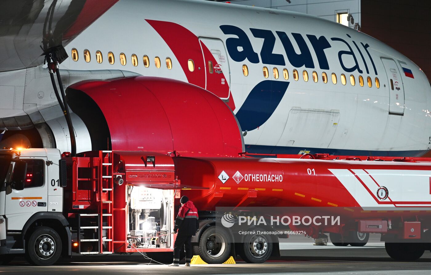 Работа аэропорта Платов в Ростове-на-Дону