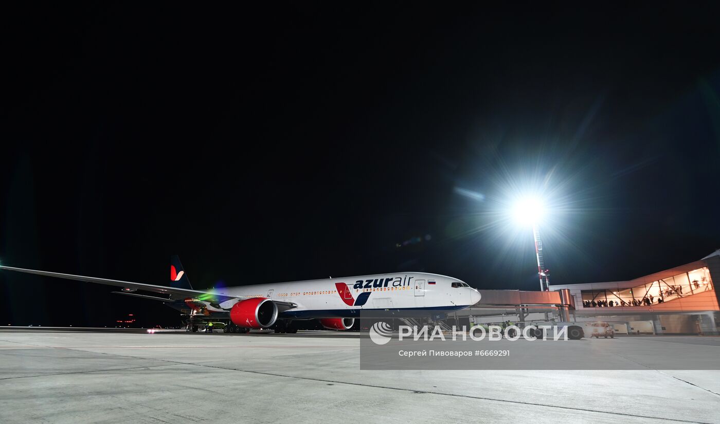 Работа аэропорта Платов в Ростове-на-Дону