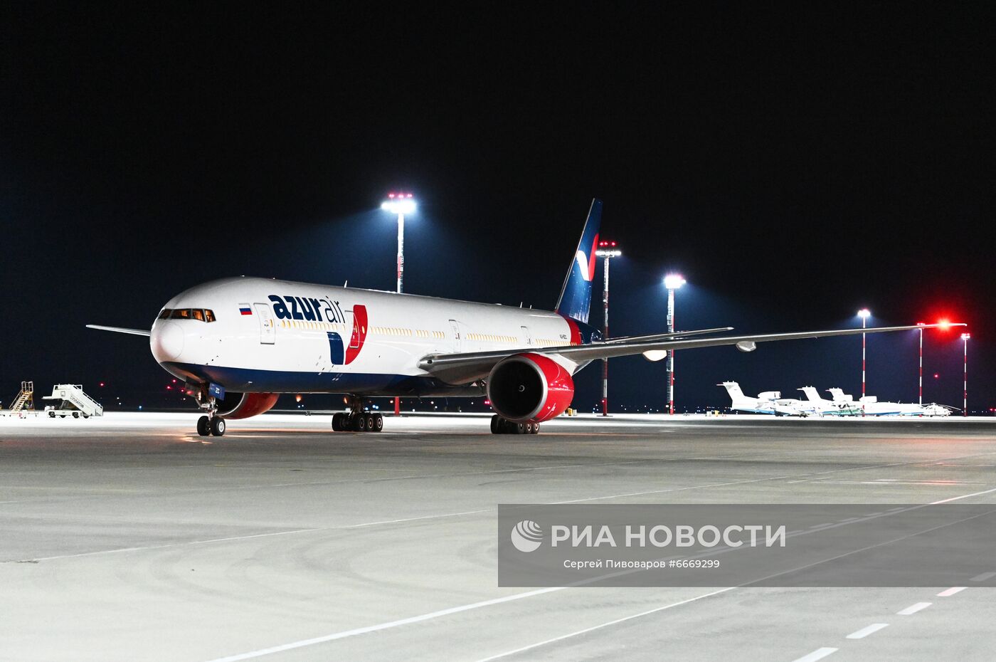 Работа аэропорта Платов в Ростове-на-Дону