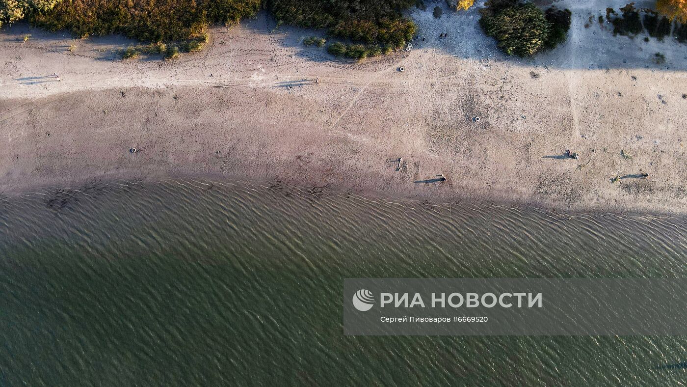 Обмеление Дона в Ростове-на-Дону