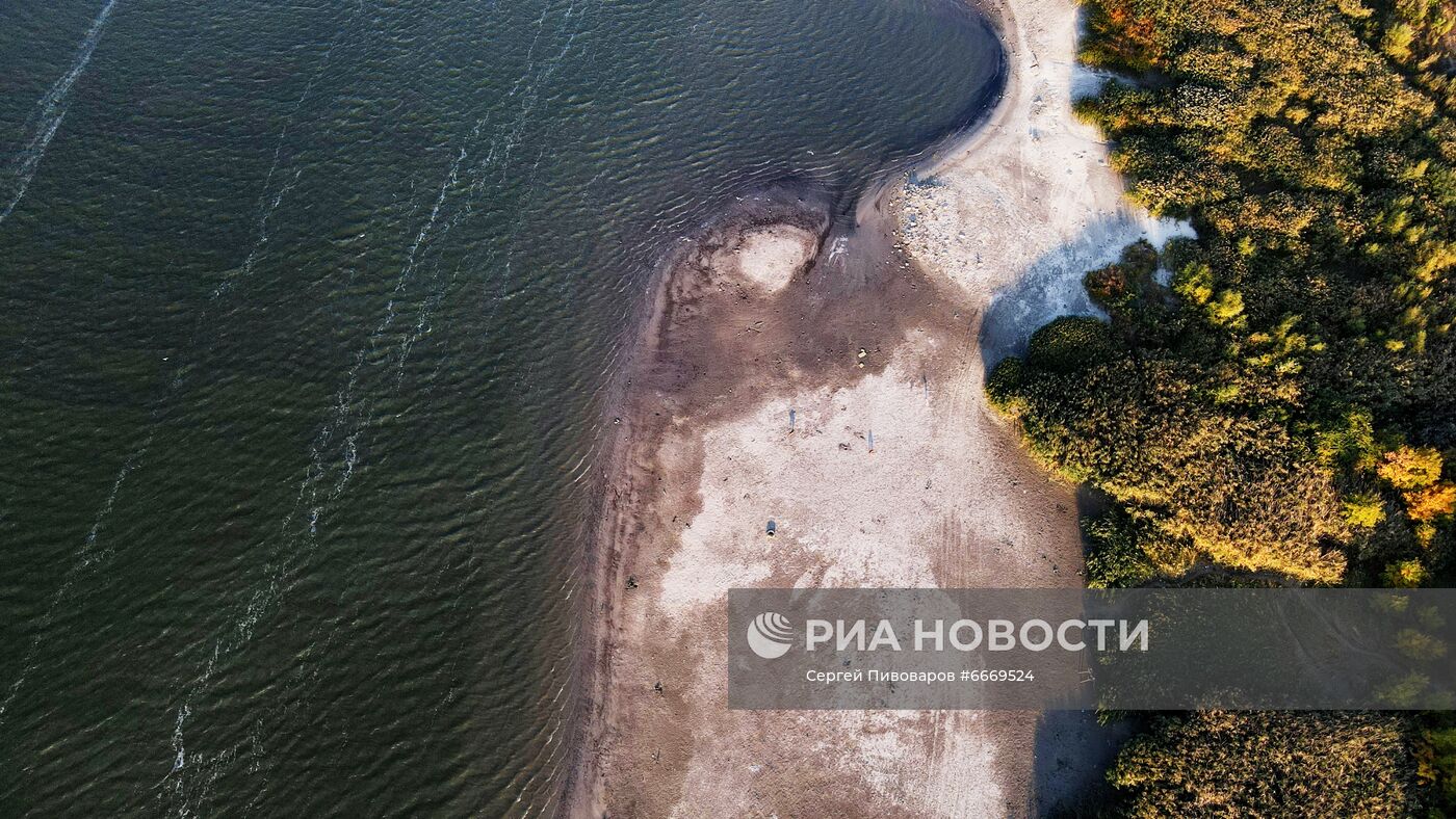 Обмеление Дона в Ростове-на-Дону