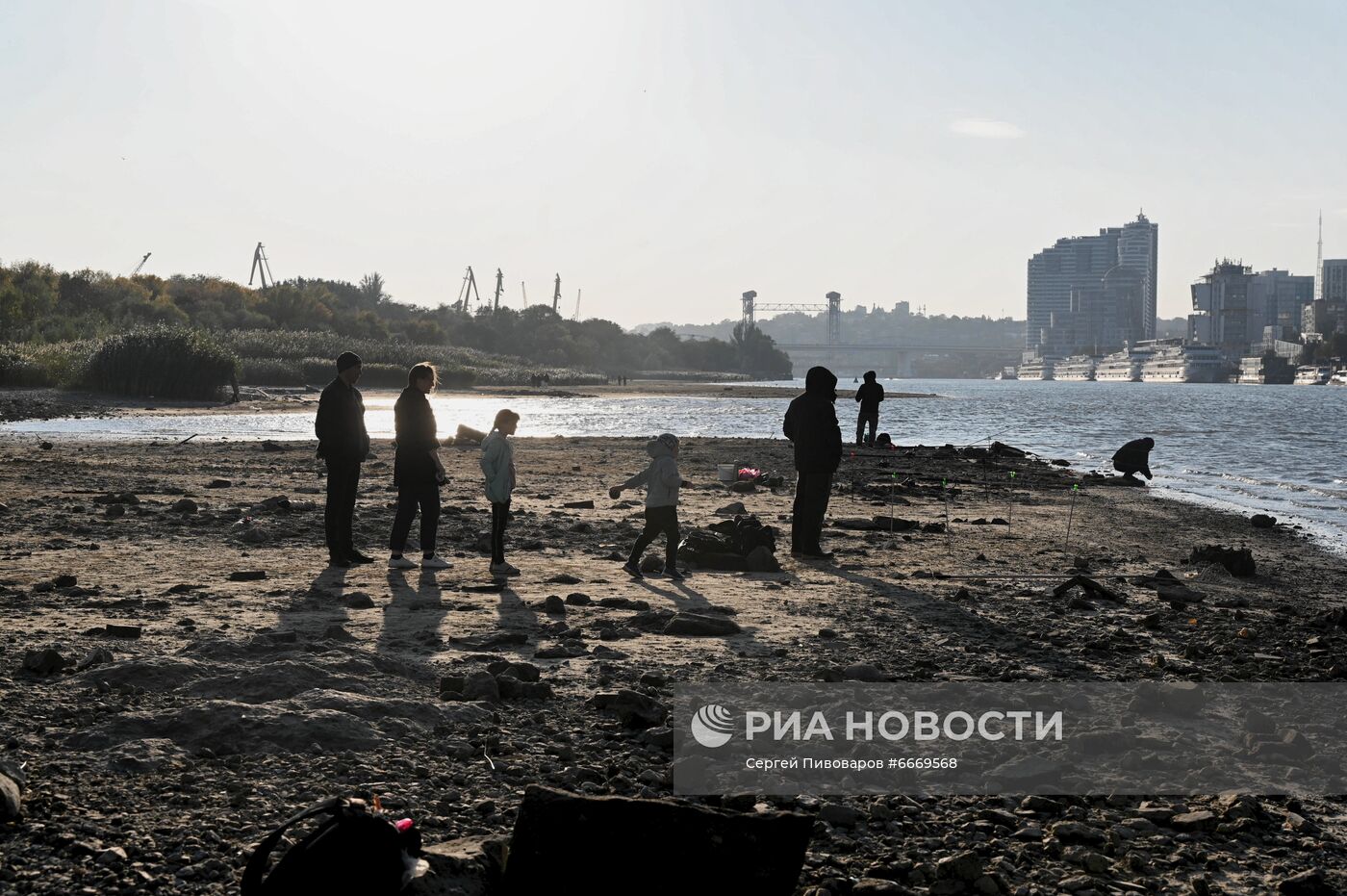 Обмеление Дона в Ростове-на-Дону