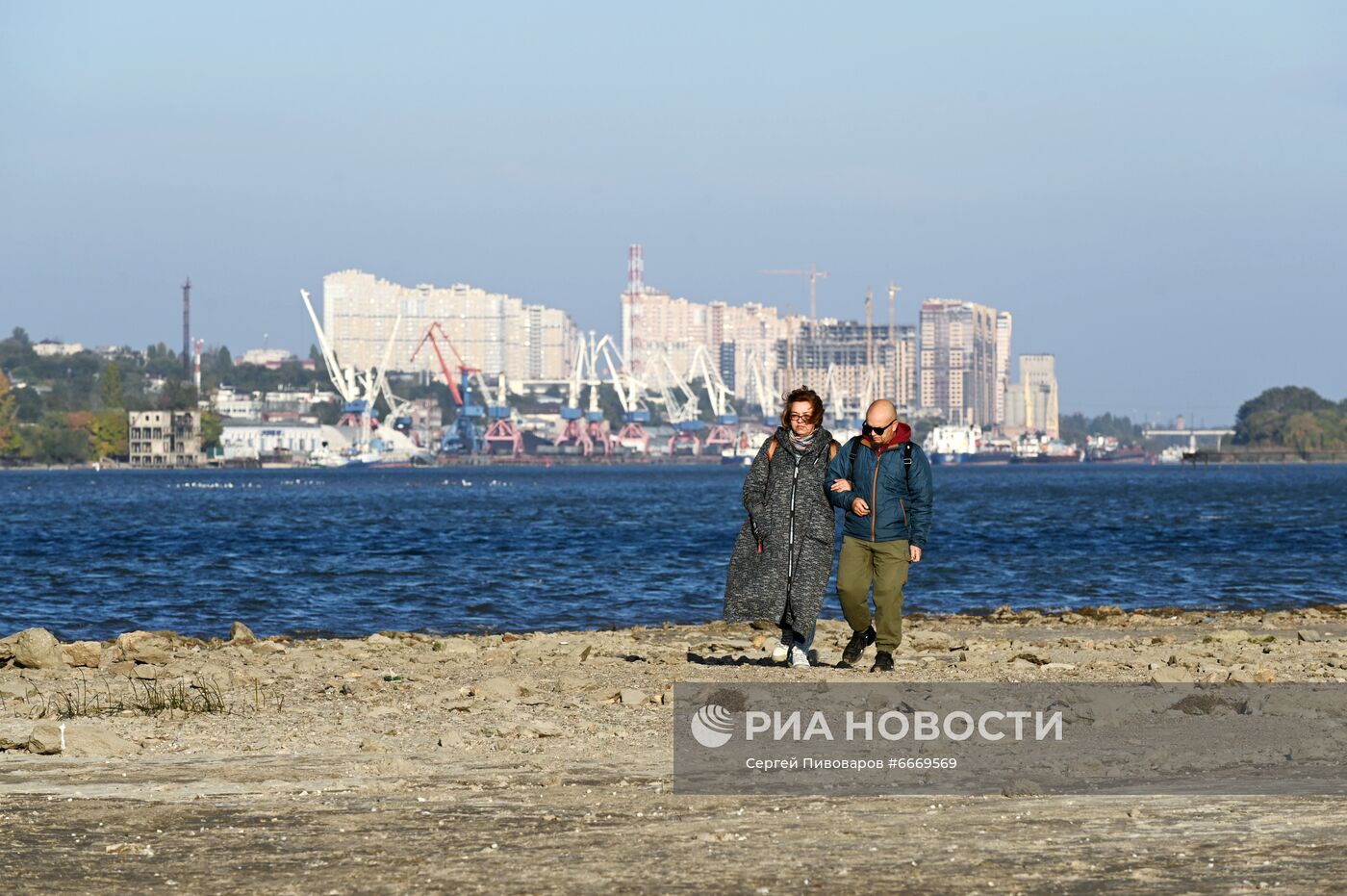 Обмеление Дона в Ростове-на-Дону