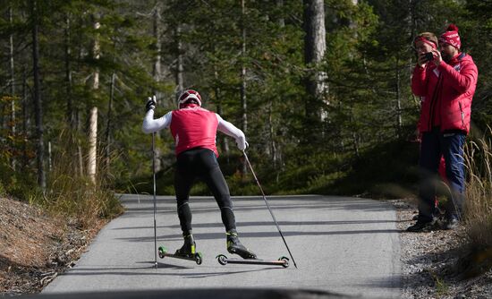 Лыжный спорт. Тренировочный сбор национальной команды
