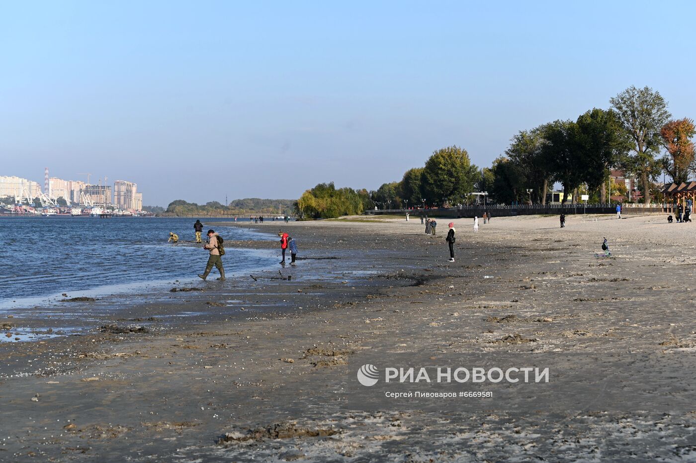 Обмеление Дона в Ростове-на-Дону