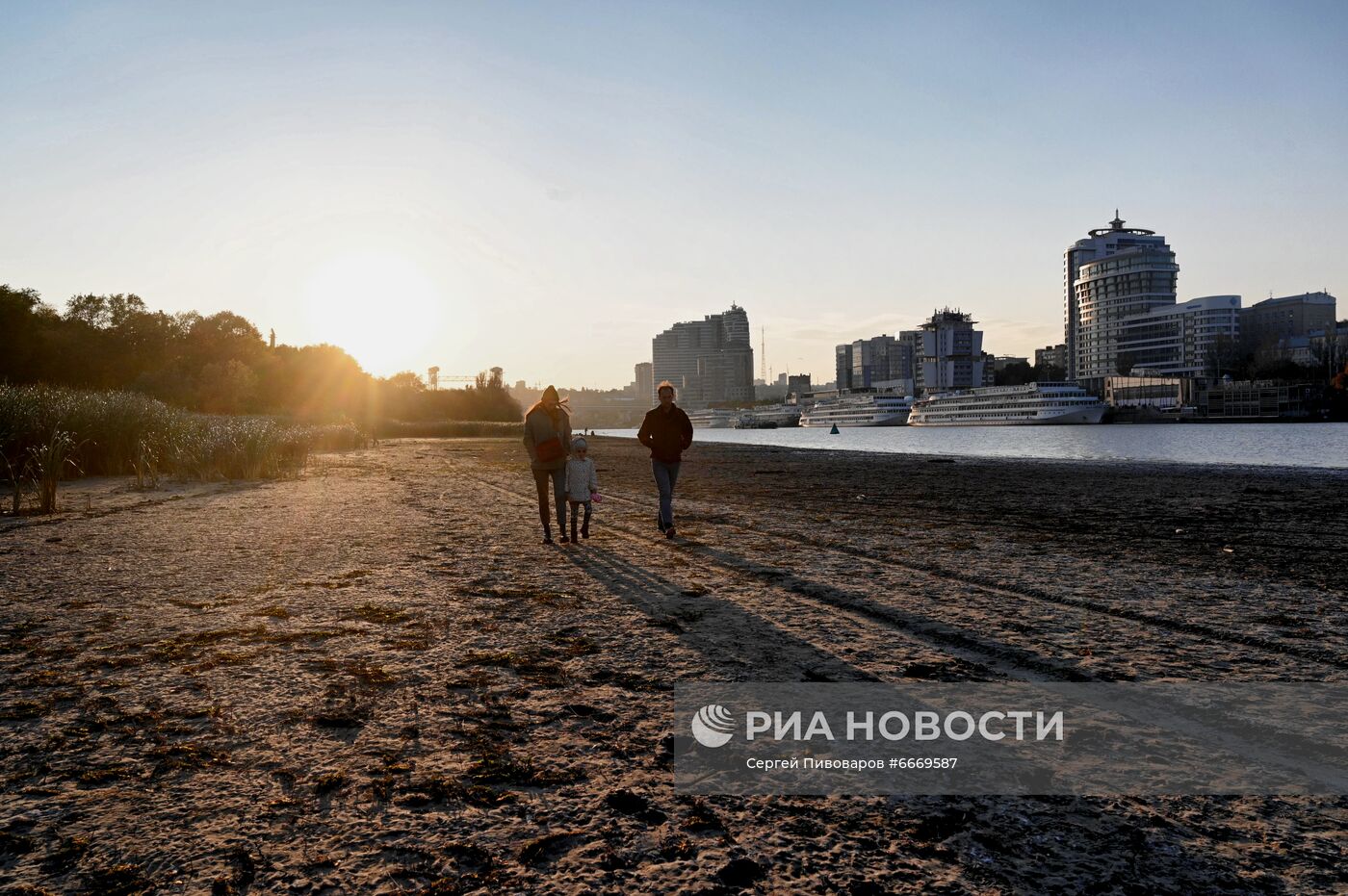 Обмеление Дона в Ростове-на-Дону