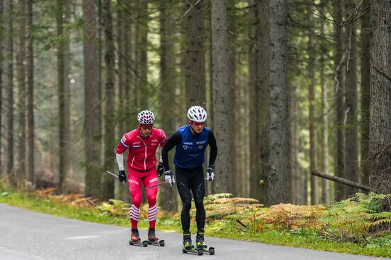 Лыжный спорт. Тренировочный сбор национальной команды