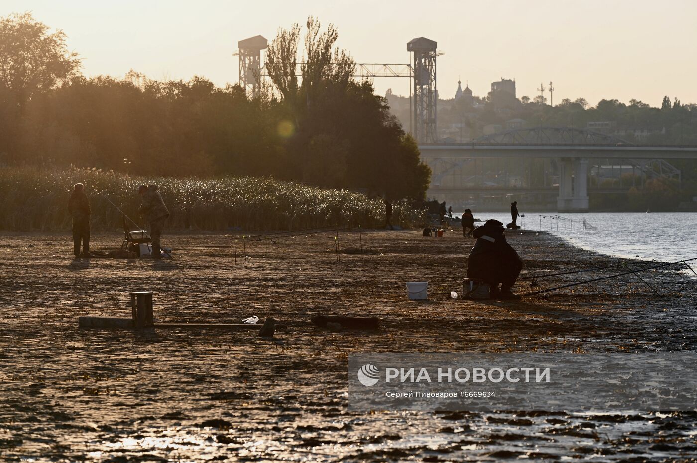 Обмеление Дона в Ростове-на-Дону