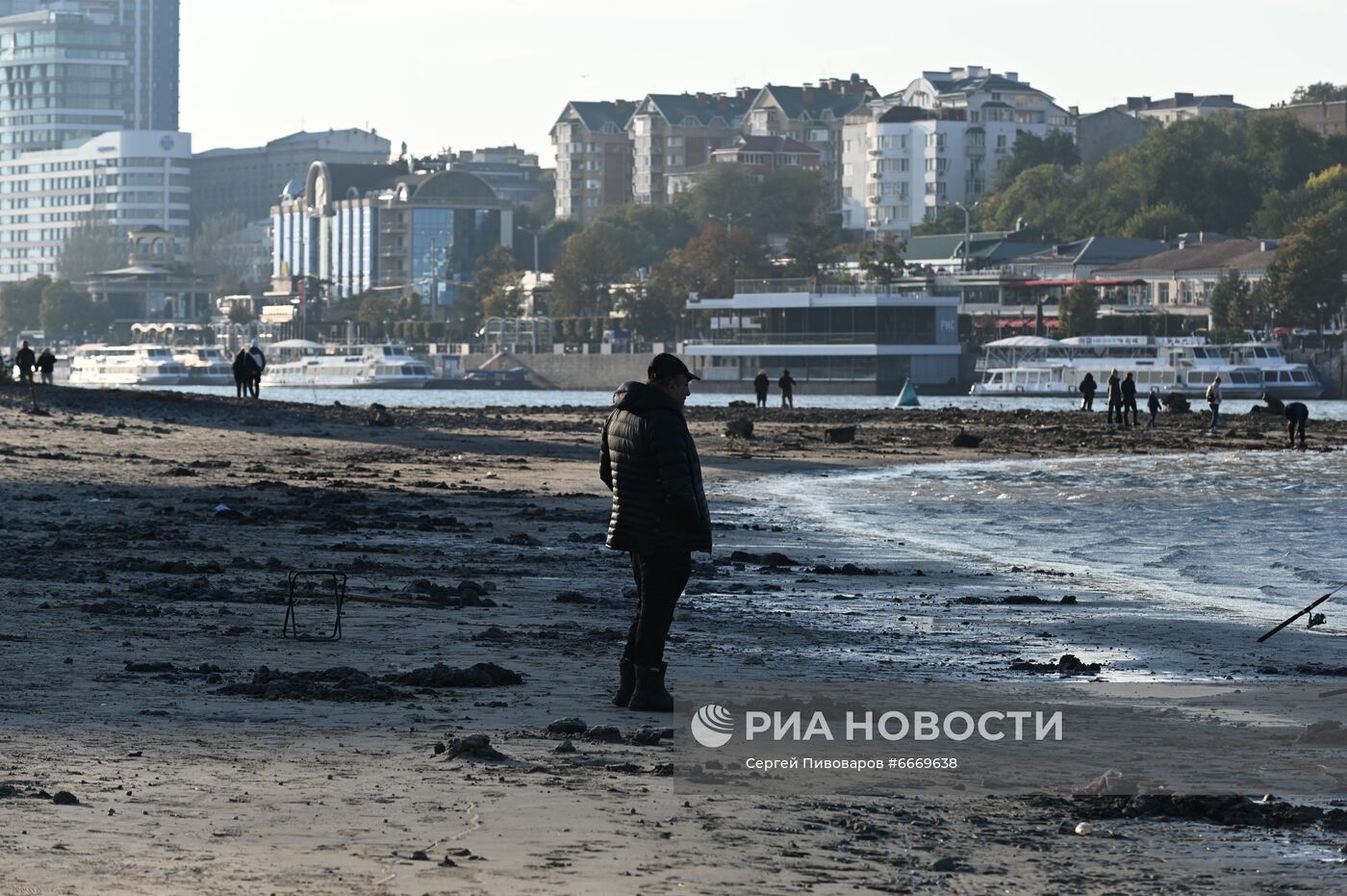 Обмеление Дона в Ростове-на-Дону