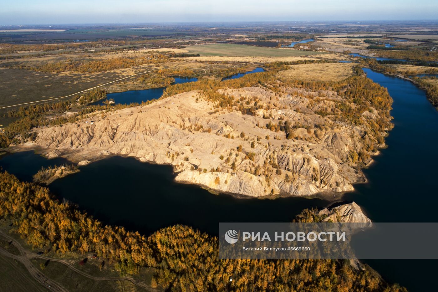 Ушаковские карьеры в Тульской области