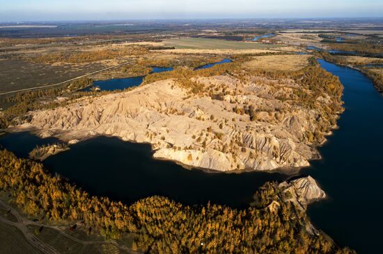 Ушаковские карьеры в Тульской области