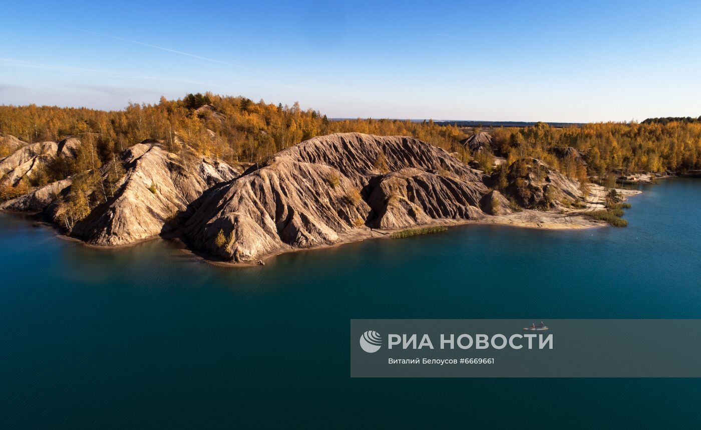 Ушаковские карьеры в Тульской области