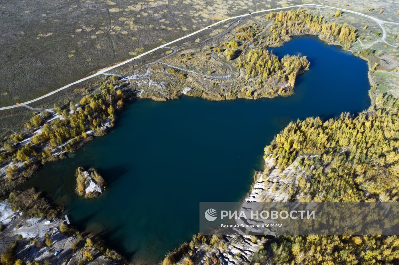 Ушаковские карьеры в Тульской области