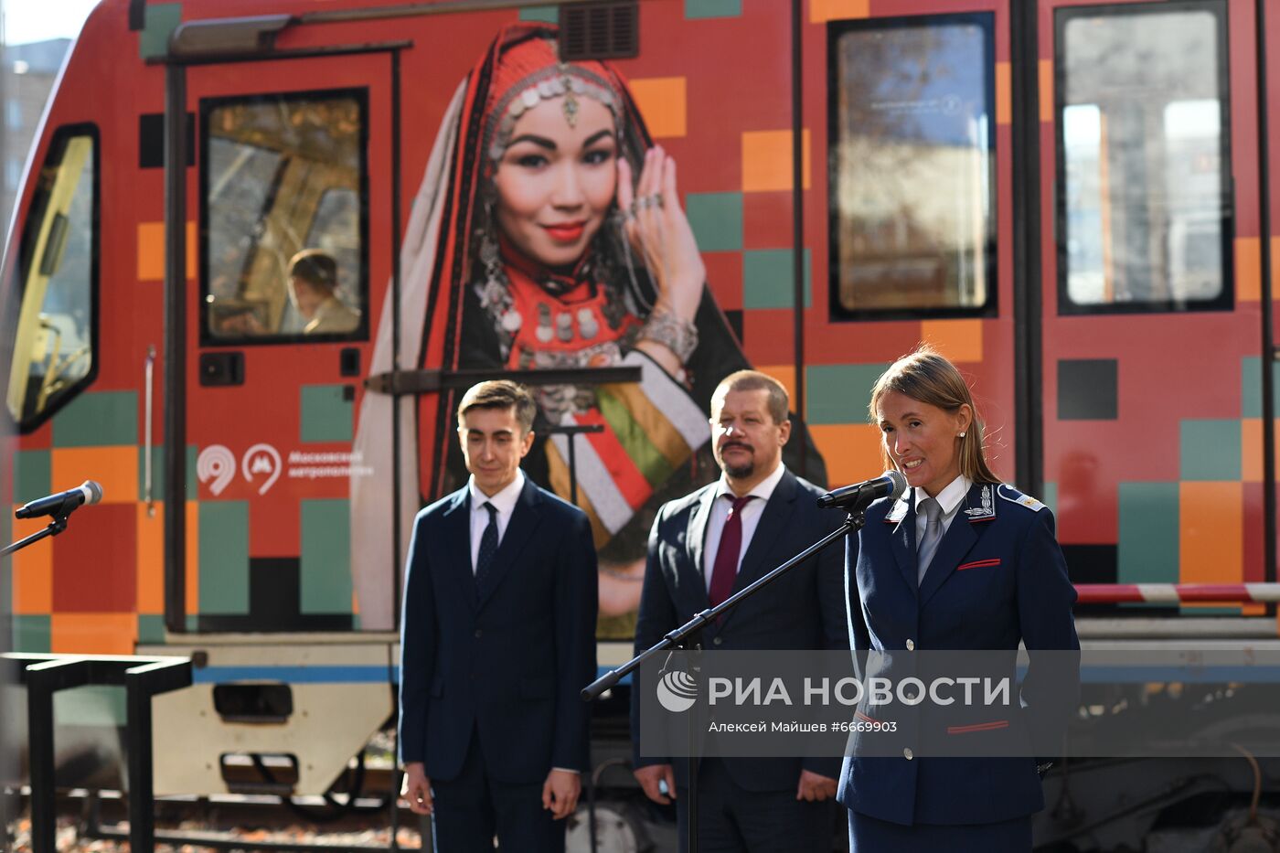 Запуск тематического поезда, посвященного Дню Республики Башкортостан