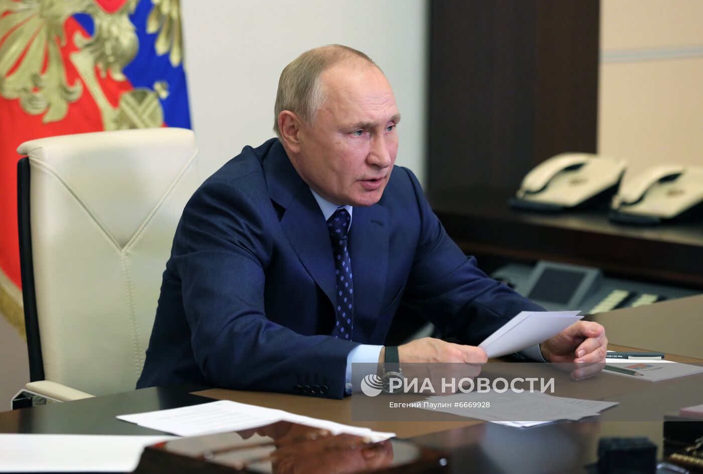 Президент РФ В. Путин провел совещание о научно-техническом обеспечении развития агропромышленного комплекса