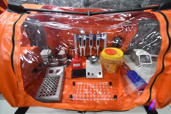 Международные учения мобильных лабораторий быстрого реагирования в Казани