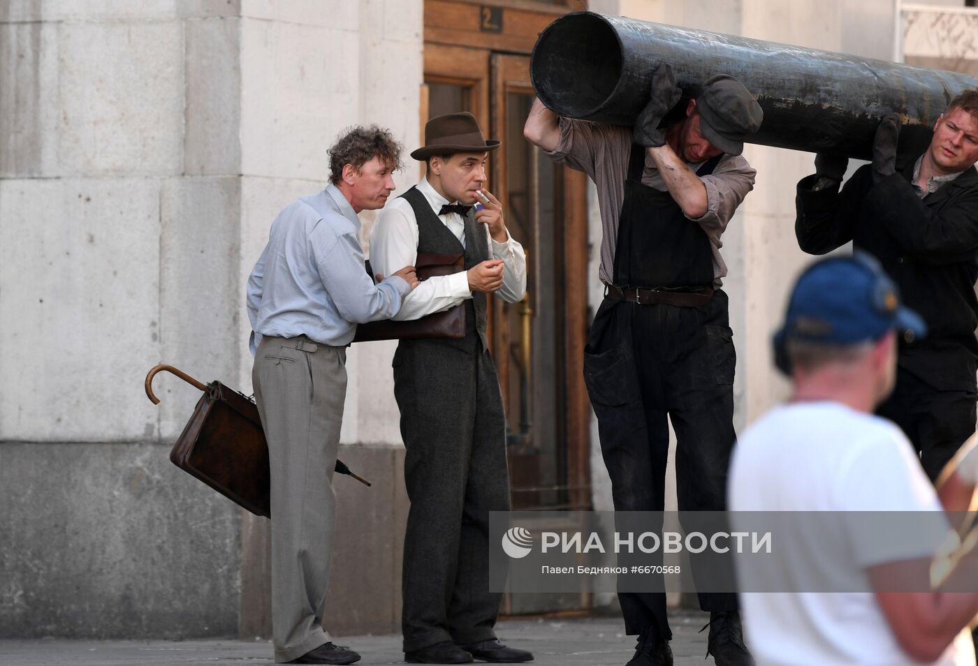 Съемки фильма "Воланд"