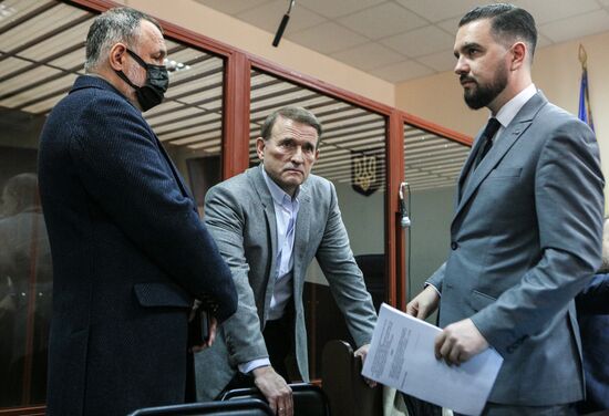 Заседание суда по делу В. Медведчука в Киеве