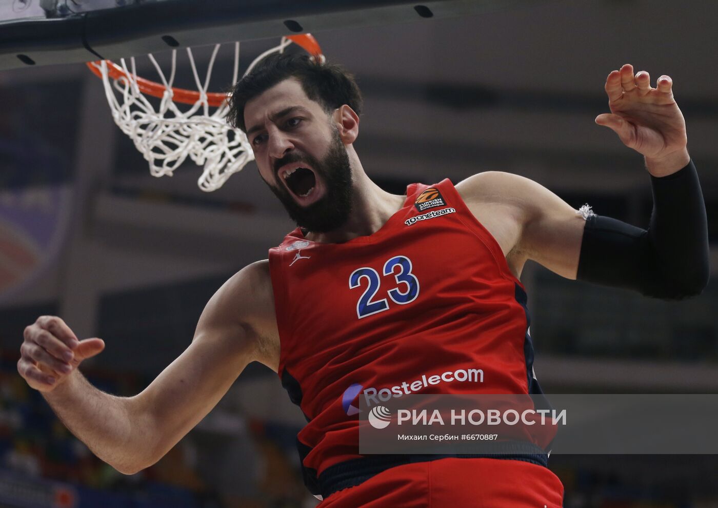 Баскетбол. Евролига. Матч ЦСКА - "Зенит"