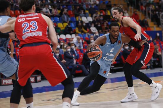 Баскетбол. Евролига. Матч ЦСКА - "Зенит"