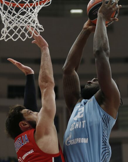 Баскетбол. Евролига. Матч ЦСКА - "Зенит"
