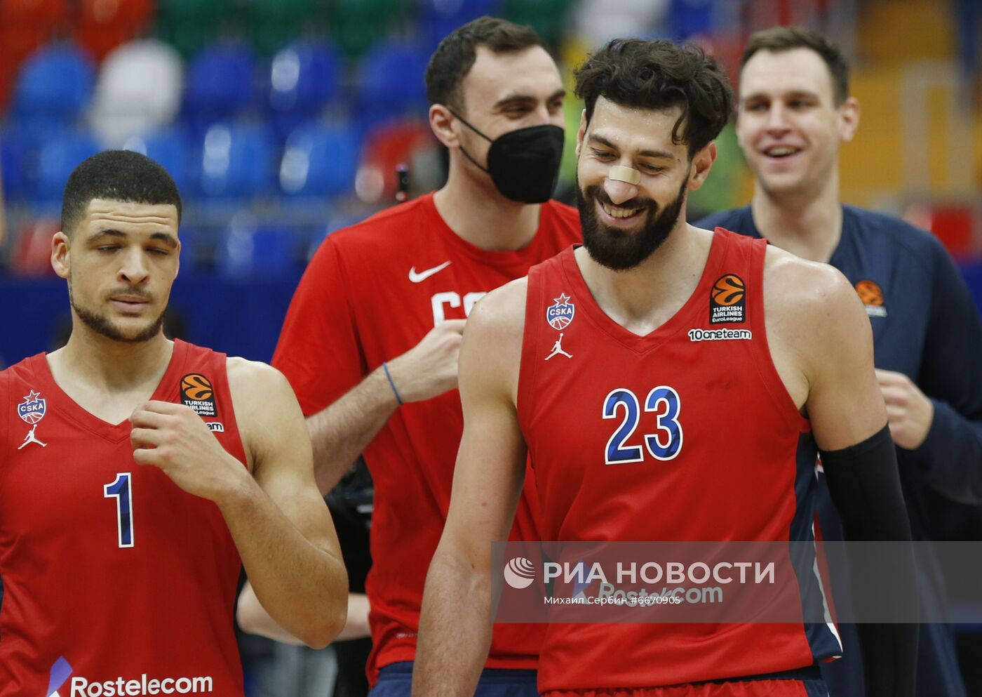 Баскетбол. Евролига. Матч ЦСКА - "Зенит"