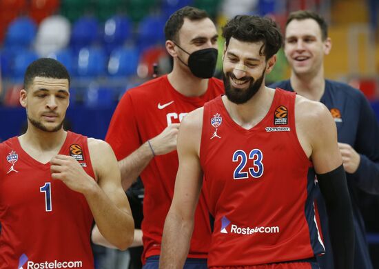 Баскетбол. Евролига. Матч ЦСКА - "Зенит"