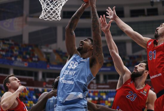 Баскетбол. Евролига. Матч ЦСКА - "Зенит"
