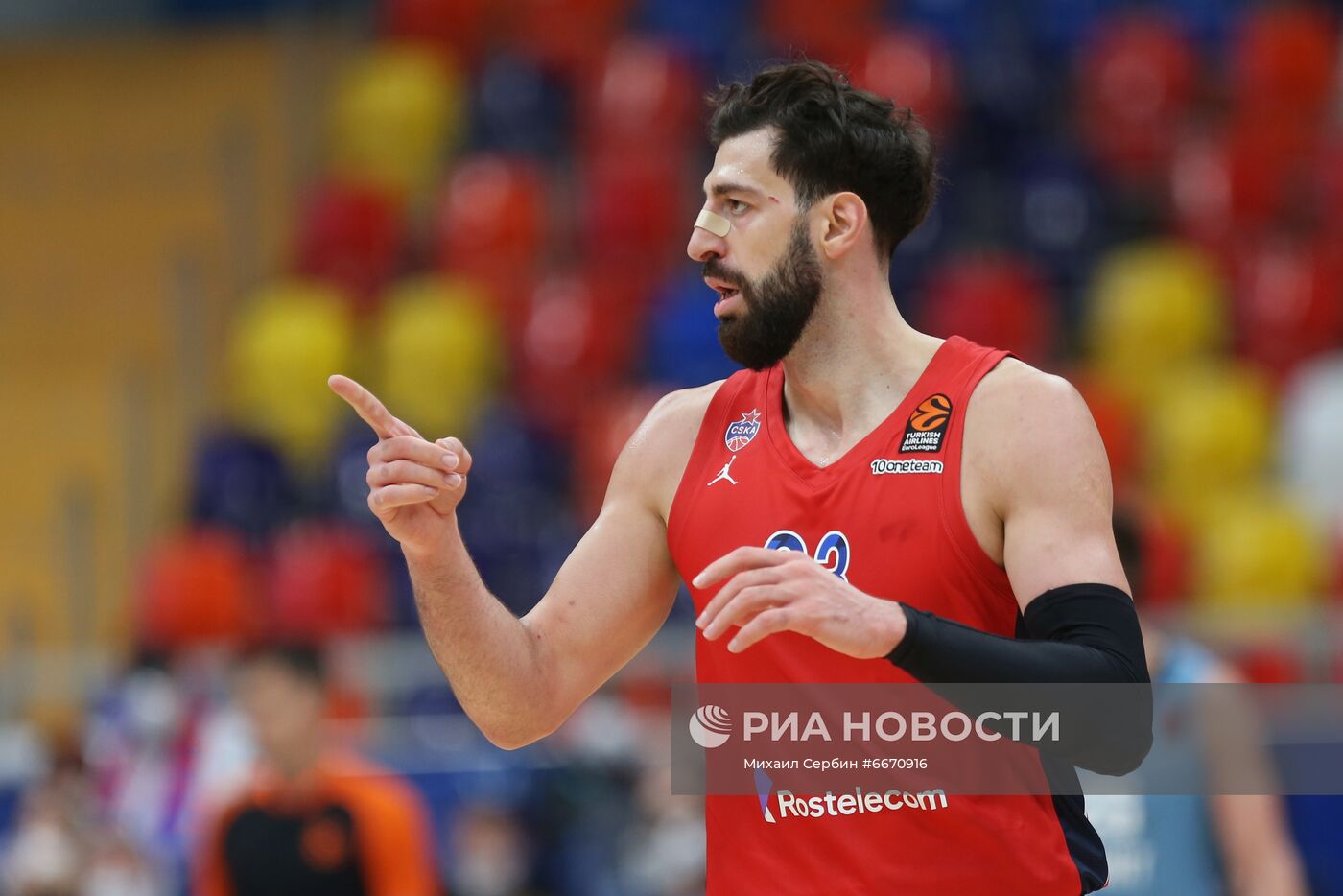 Баскетбол. Евролига. Матч ЦСКА - "Зенит"